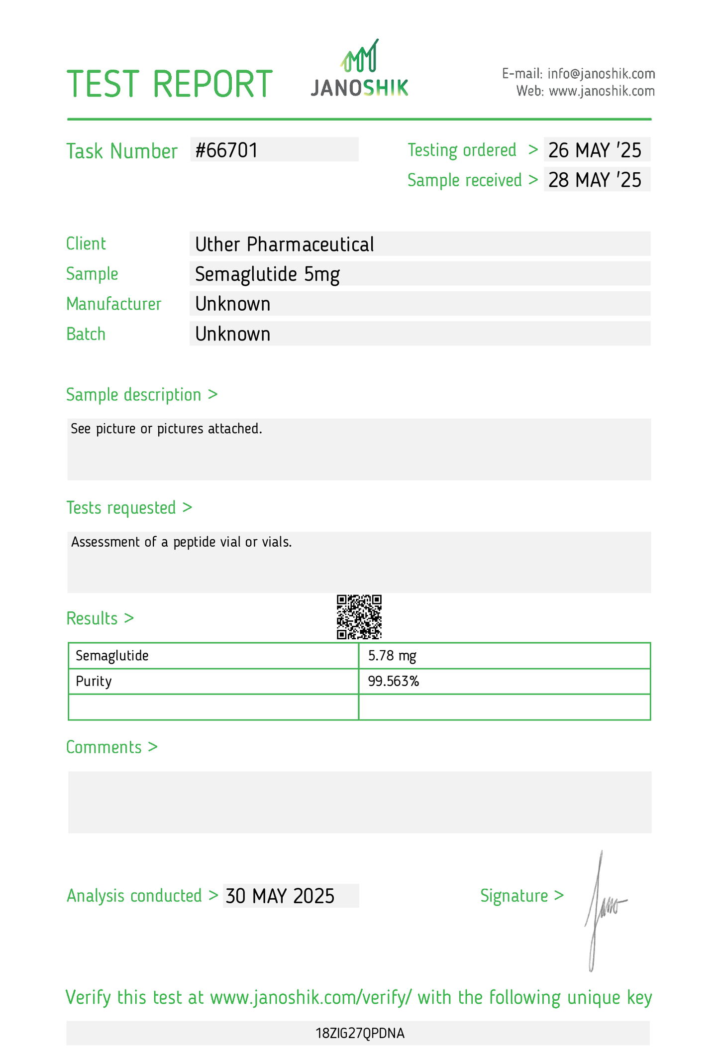Semaglutide US Domestic 5mg