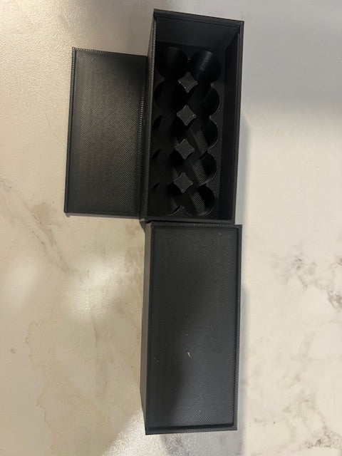 3mL 3D Printed Vial Case Black Basic